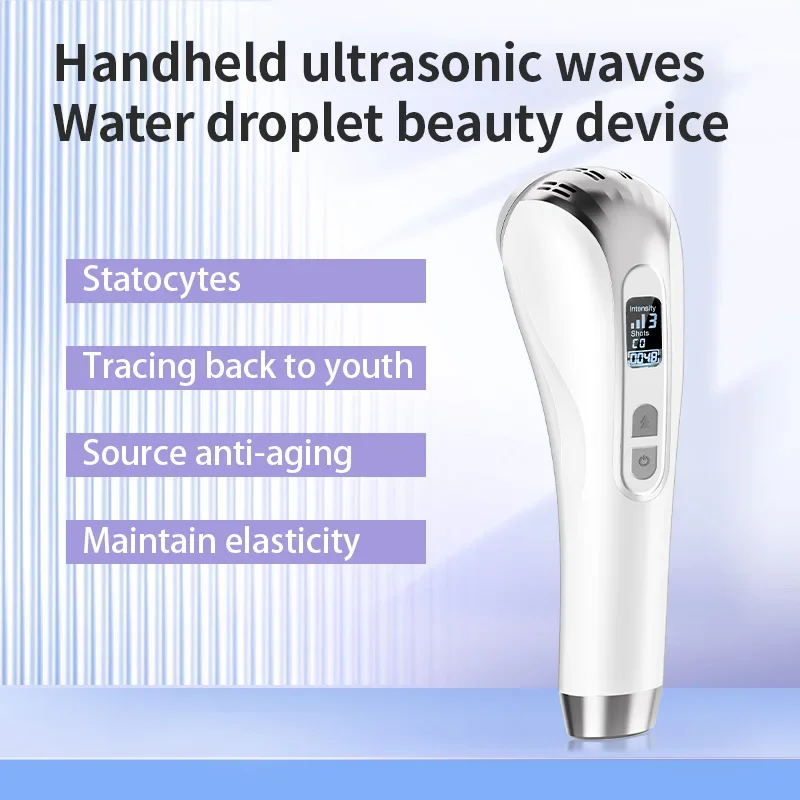 Moisturizer สปาผลิตภัณฑ์กําจัดผลิตภัณฑ์ Scrubber อัลตราโซนิกกระชับ 3Hz-10Hz Face Analyzer มือถือ Facial Shrink Pores