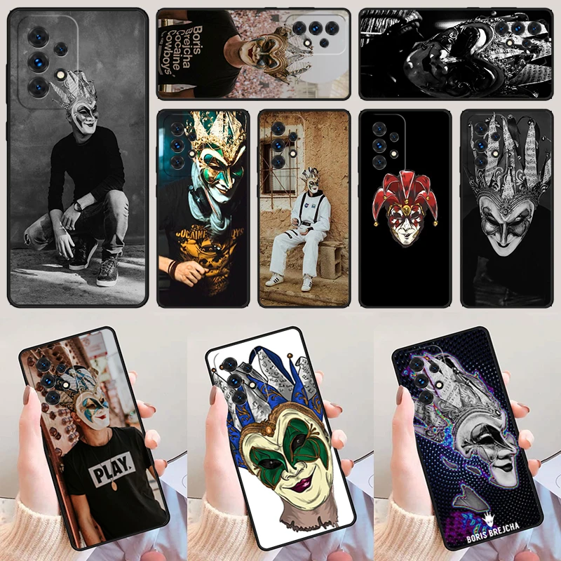 DJ Boris Brejcha Coque For Samsung Galaxy A52 A72 A73 A20e A21S A50 A70 A11 A12 A42 A31 A40 A51 A71 A32 A80 A91 Phone Case Cover