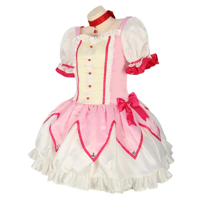 

vivi 2025 Anime Madoka Magica Cosplay Costumes Vestido Puella Magi Halloween Costume for Women Lolita Encanto Dress Suit M