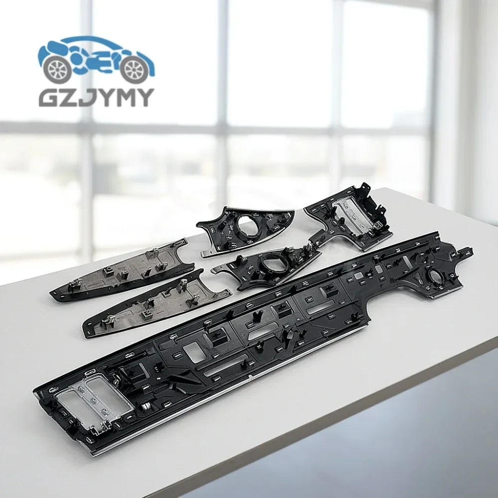 Piano Black Carbon Fiber Interior Trim Kit Dashboard Door Panel for Mercedes  W223 S-Class S400 S450 S480 S500 S580 S680！！