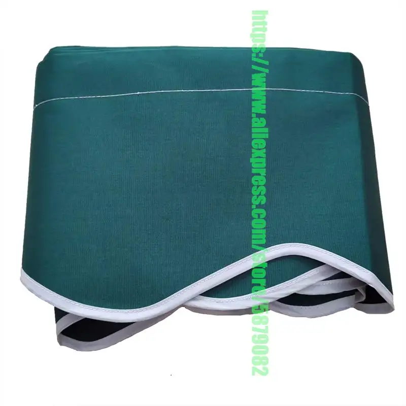 Dark Green Manual Telescopic Canopy Replacement Cloth Poly Fabric Outdoor Awning Waterproof Material Store Banner UV Block