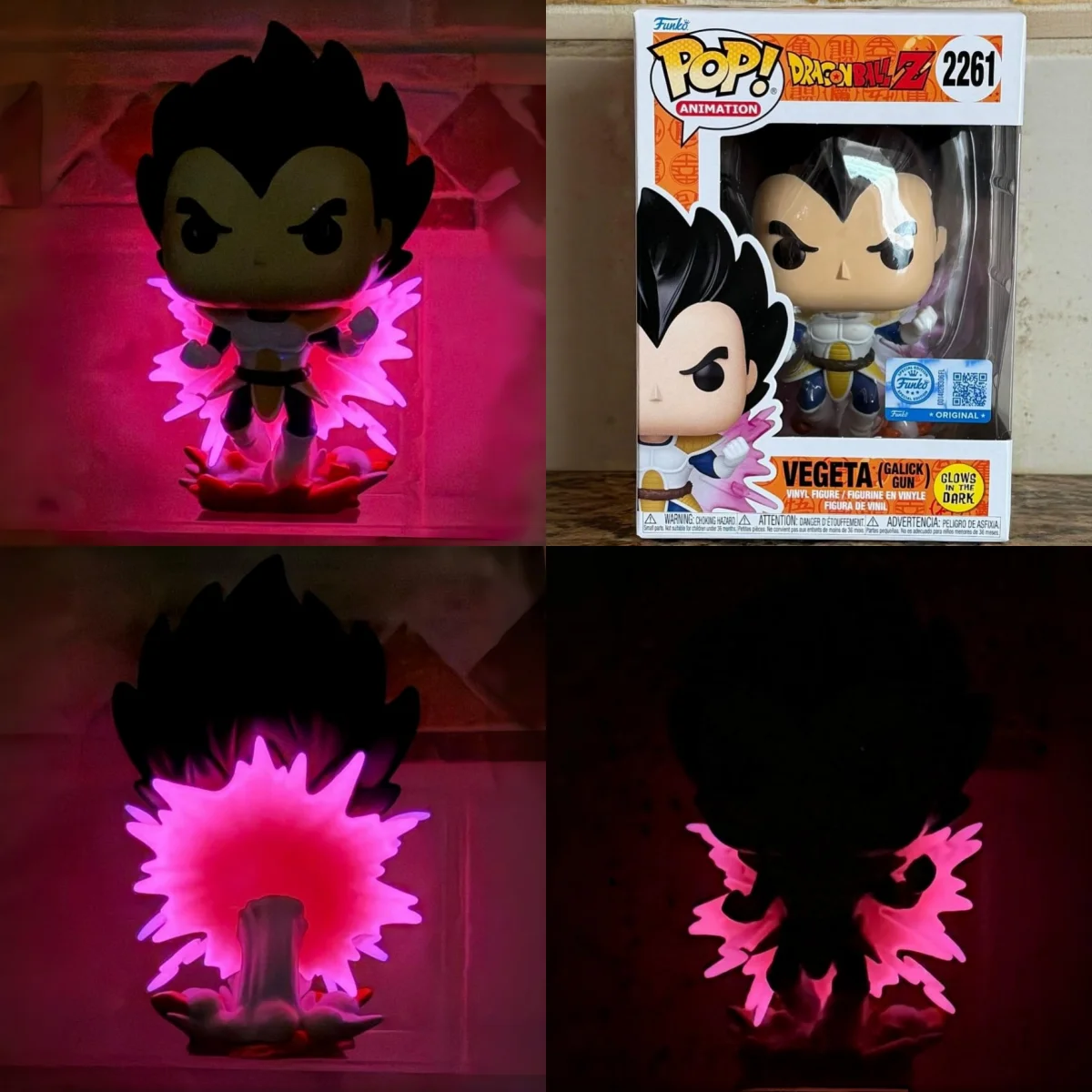 Figura de Vinilo Funko Pop Dragon Ball Z Vegeta Galick Gun, Oficialmente Licenciada # 2261 Estatua Coleccionable de Edición Limitada, Regalo para Fanáticos