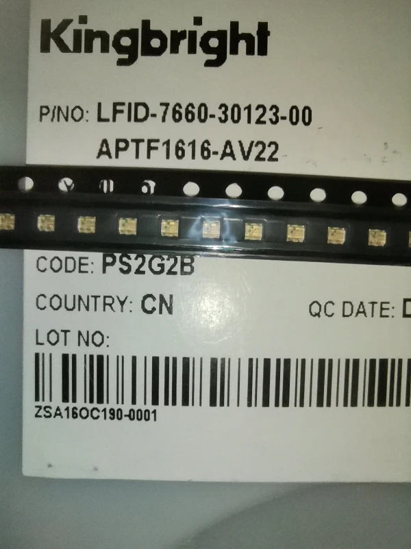 

50 шт./APTF1616-AV22 1616 красные, синие, зеленые RGB полноцветные светодиодные бусины для ламп