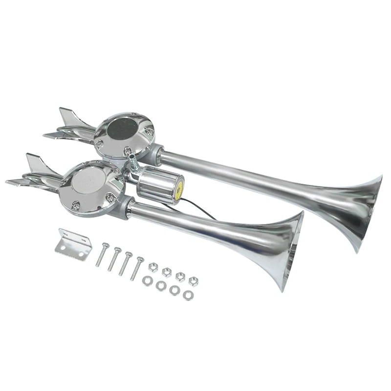 عبر الحدود أنبوب واحد ومزدوج 304 الفولاذ المقاوم للصدأ تطبيق كهربائي قارب قارب الغاز بوق السيارة