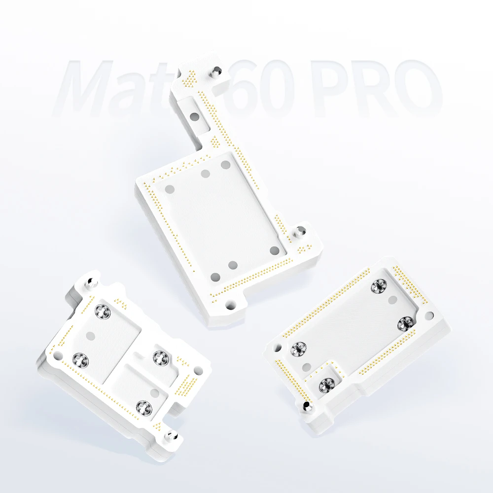 QianLi Mate 60 Pro Motherboard Layered Test Frame/iSocket HW Series/Doubke-side Anti-slip Foot Pads/Using BeCu Spring Probes