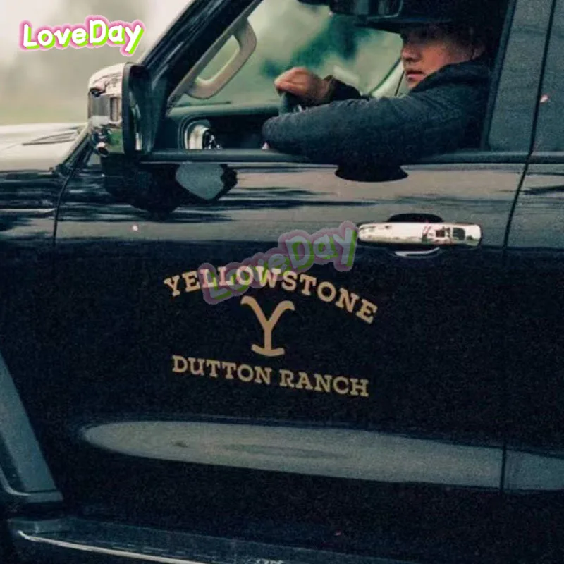 American TV Series Yellowstone‘s Dutton Family Y Logo Sticker Funny Vinyl Decorative Sticker Decals