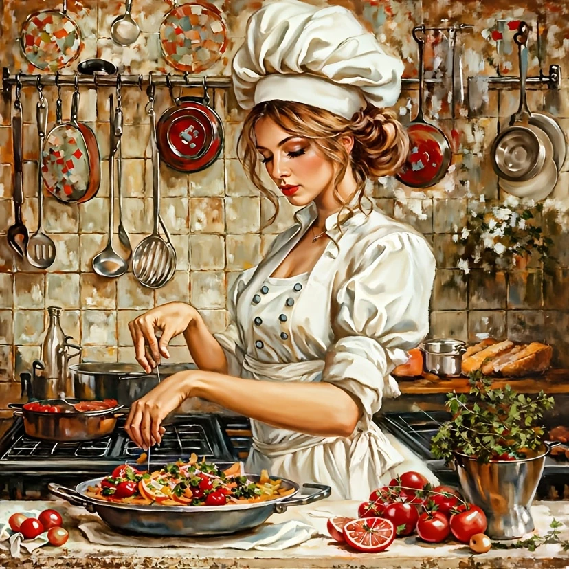 

Женские кухонные пазлы для приготовления салатов, 500/1024 элемента, сложная семейная игра для игровой комнаты, спальни, домашнего декора