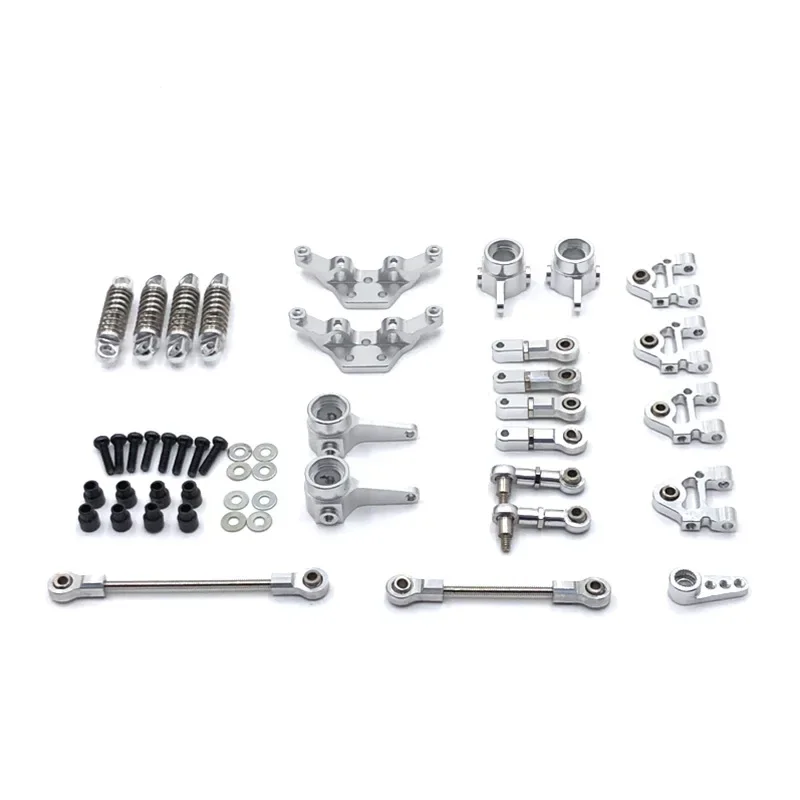 WLtoys 1/28 284131   K969 K979 K989 K999 P929 P939 Piezas de metal para automóvil RC, piezas de desgaste de actualización y modificación Juego de 9 piezas