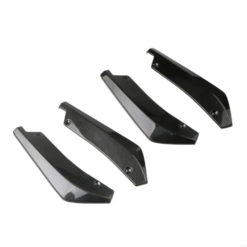 Universal Car Rear Bumper Lip Spoiler Diffuser Splitter Rear Spoiler with Screws Scratch Protector Car Side Skirt