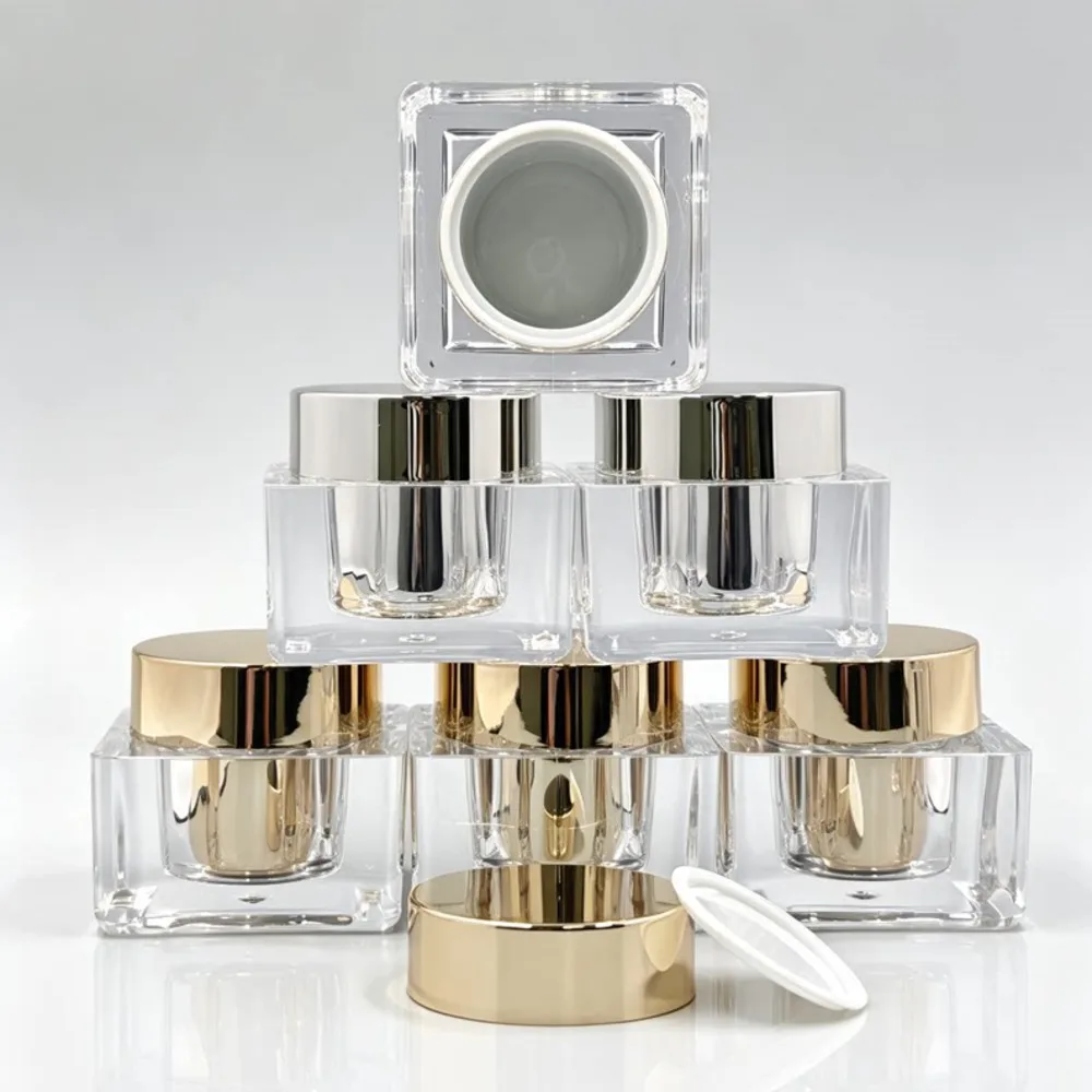 30 Pcs 20g 30g High End Empty Cosmetic Travel Jar Portable Sample Container for Eye Cream Face Cream Skincare Trial