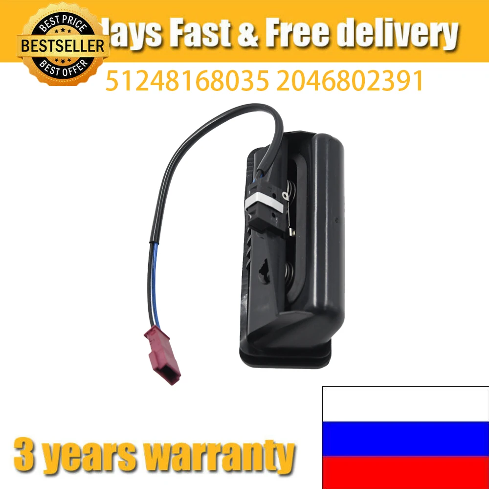 51248168035 dla BMW E39 E60 525 528 530 540 M5 zamek pokrywy bagażnika przełącznik wciskany uchwyt przycisku 2046802391