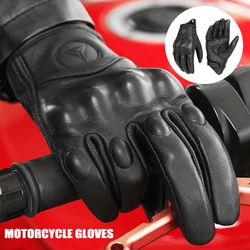 Gants de moto de course à écran tactile, gants d'équitation de protection de sports de plein air, doigt complet de vélo, hiver, été, nouveau, D343