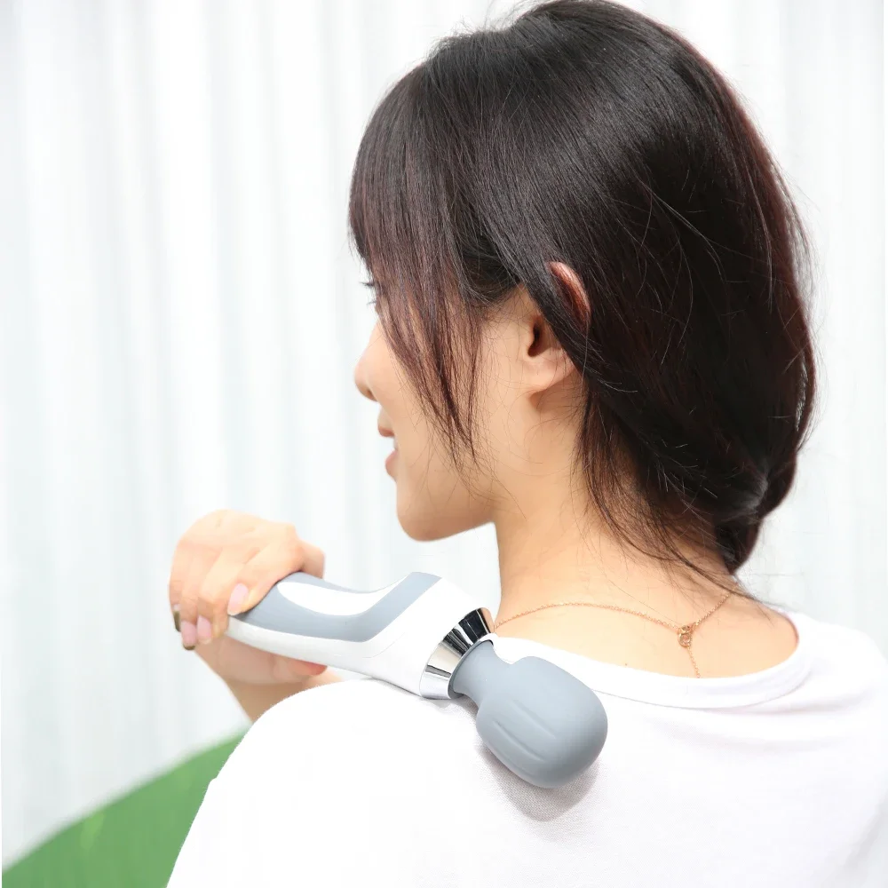 

best seller Handheld Electric Body Massager Vibrator Shiatsu Back Massager Wireless Massage Stick