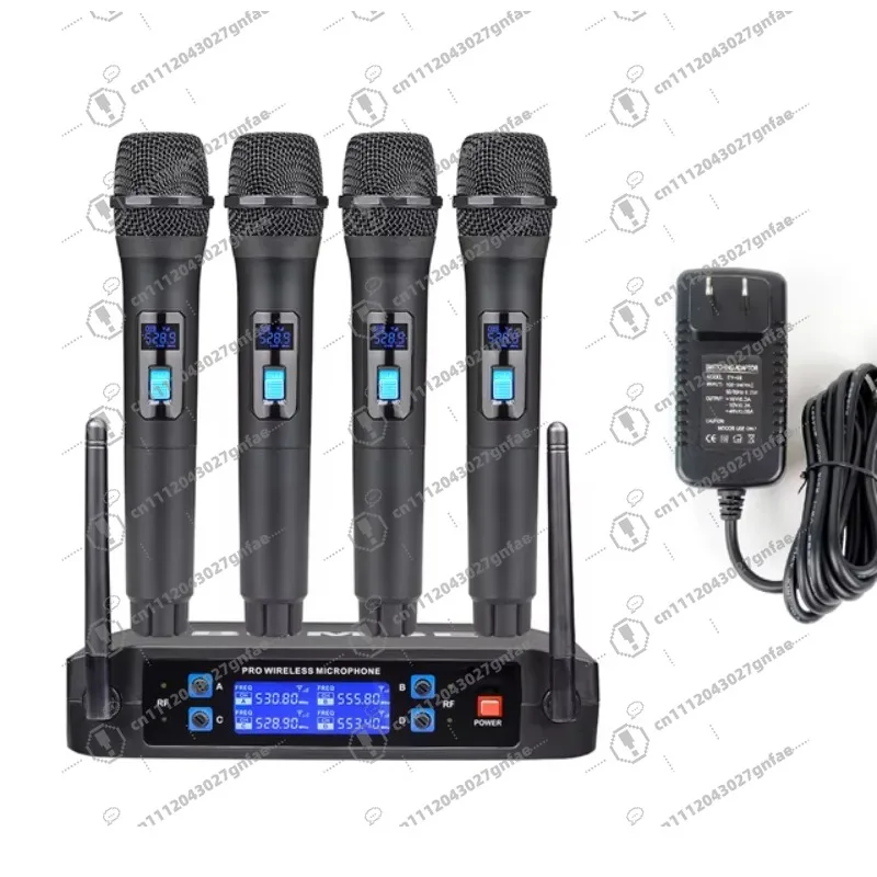 Hot Sale Wireless Micro Microphone Padded Pro 4 Channel Micro