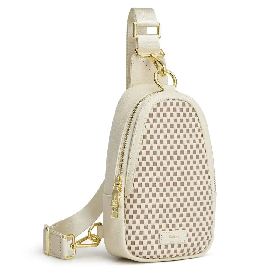 حقيبة كروس للنساء، حقيبة كروس جلدية من الجلد، حقيبة صدر بمحفظة RFID، حقيبة نهارية صغيرة للنساء #1