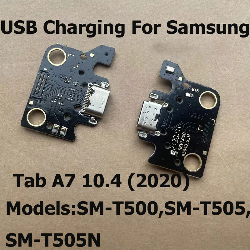 New USB Flex For Samsung Galaxy Tab A7 10.4 2020 USB Charging Dock Board Connector Fast Charger Port Flex Cable SM-T500 SM-T505