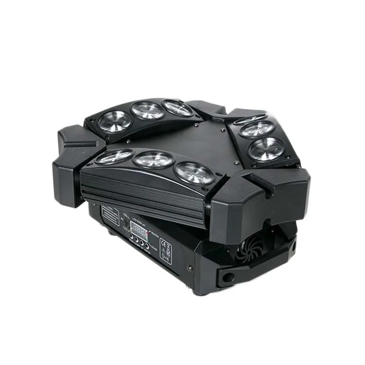 forRGBW 9 eyes 9*10W4in1LED Spider Moving Head Laser Lights for Night Club  Disco KTV etc