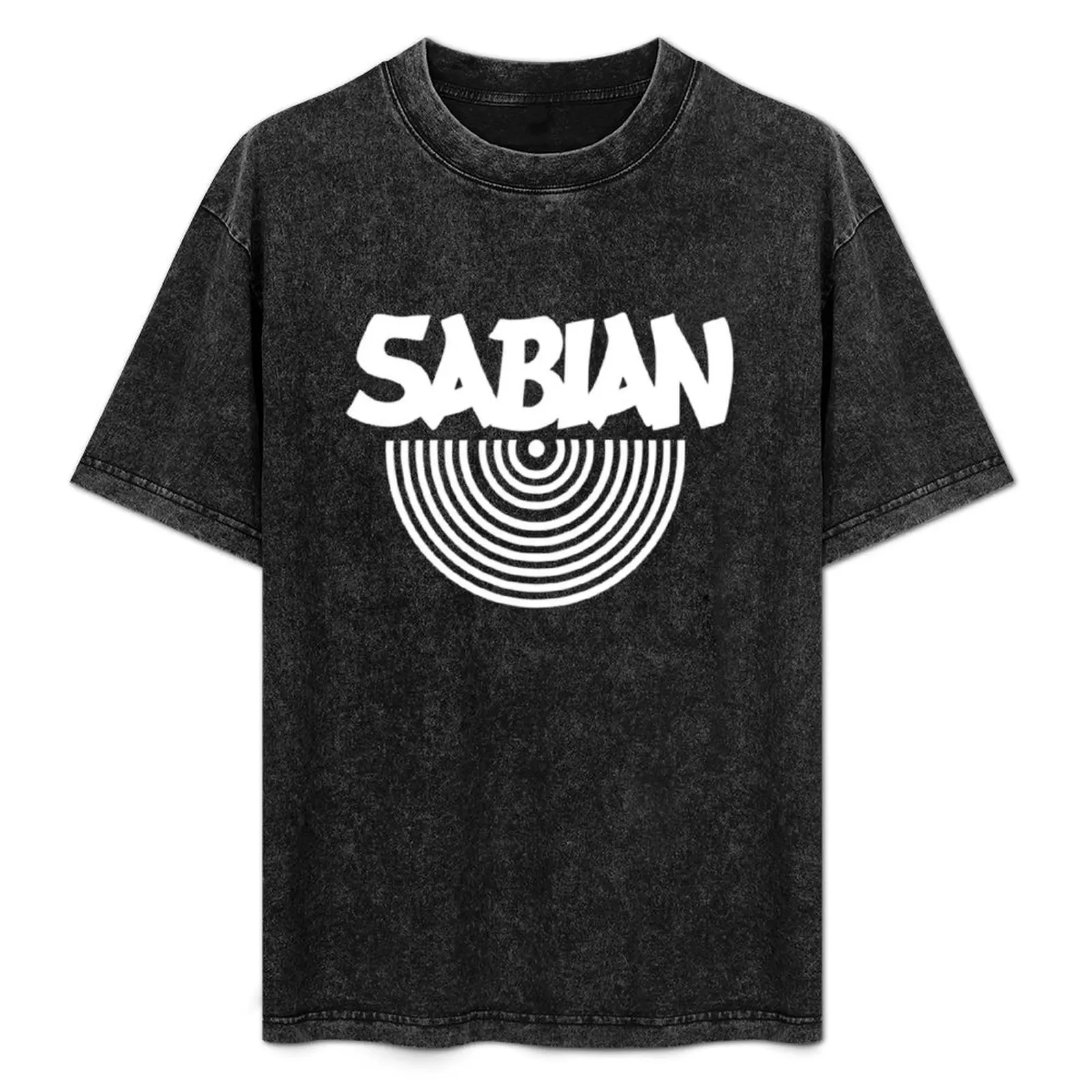 ХИТ ПРОДАЖ - Футболка с принтом в стиле стрит-арт Sabian Cymbal Merchandise