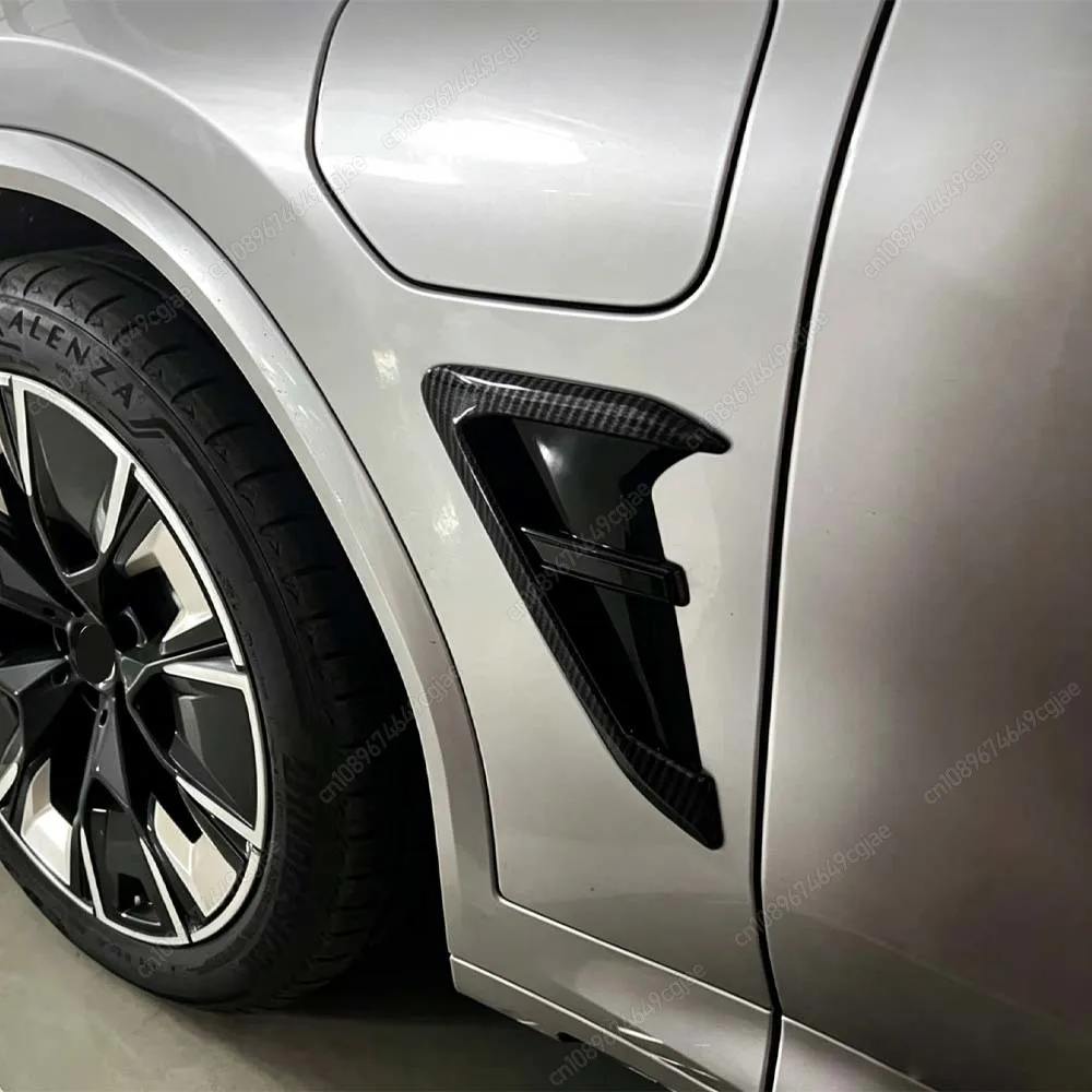 

For BMW X3 G01 X4 G02 2018-2024 X5 G05 X5M F95 2019-2022 Tuning Car Shark Gills Side Fender Vent Decoration Stickers ABS Bodykit