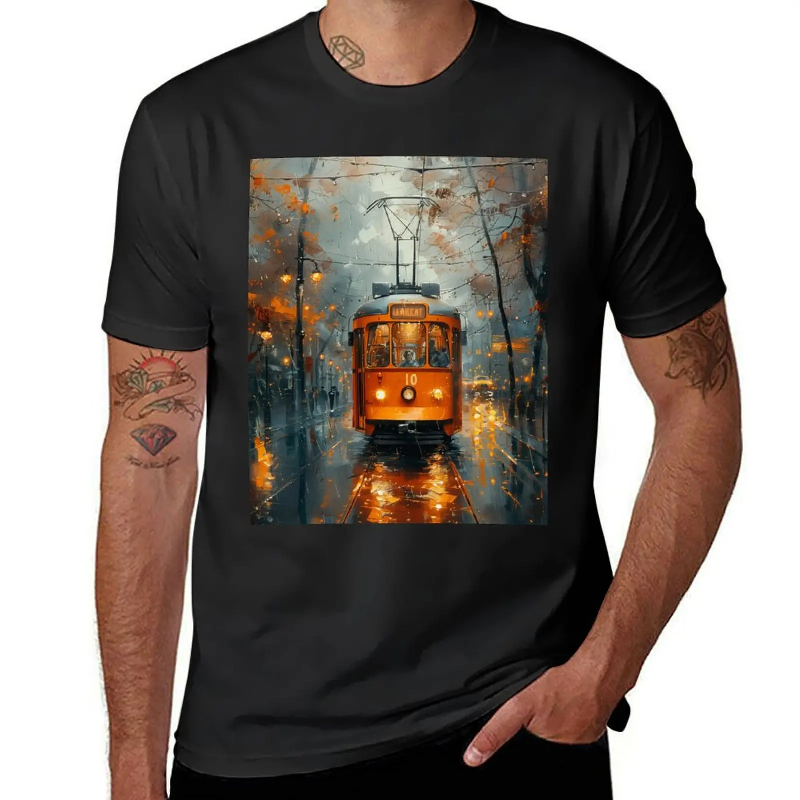 

The tram T-Shirt plus sizes Blouse kawaii clothes mens champion t shirts