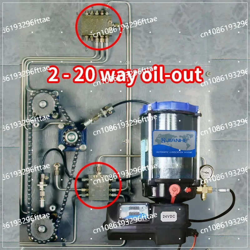 Lubrication System Grease Pump for Machine Electric Automatic Grease Pump Central Lubrication Pump Automatic Grease Lubrication