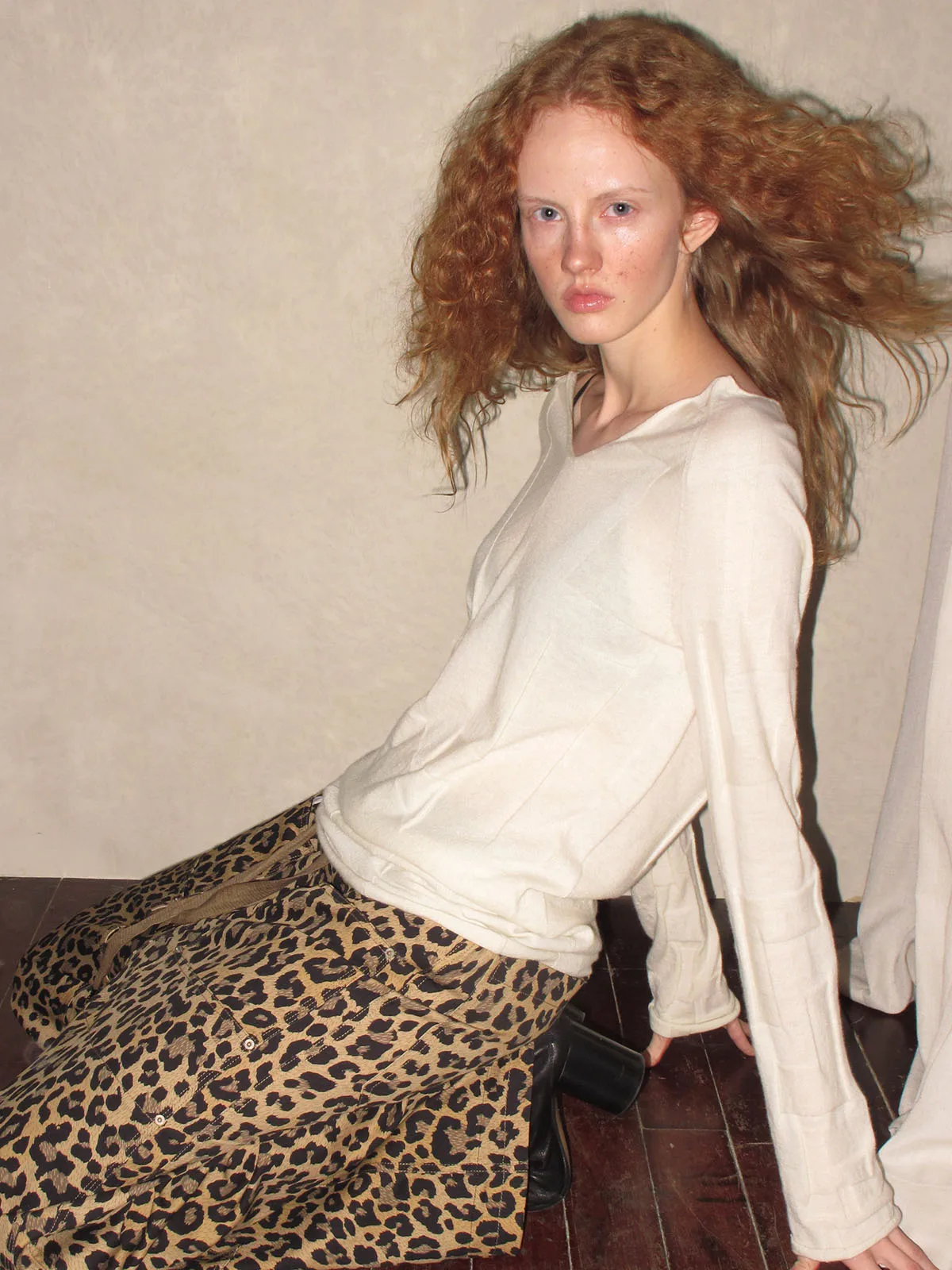 

Molin Pure Wool V-Ne Turtlene Long Sve Knitted Sweater Korean Sle Loose Fit Crew Ne Pullover Spring Summer Autumn