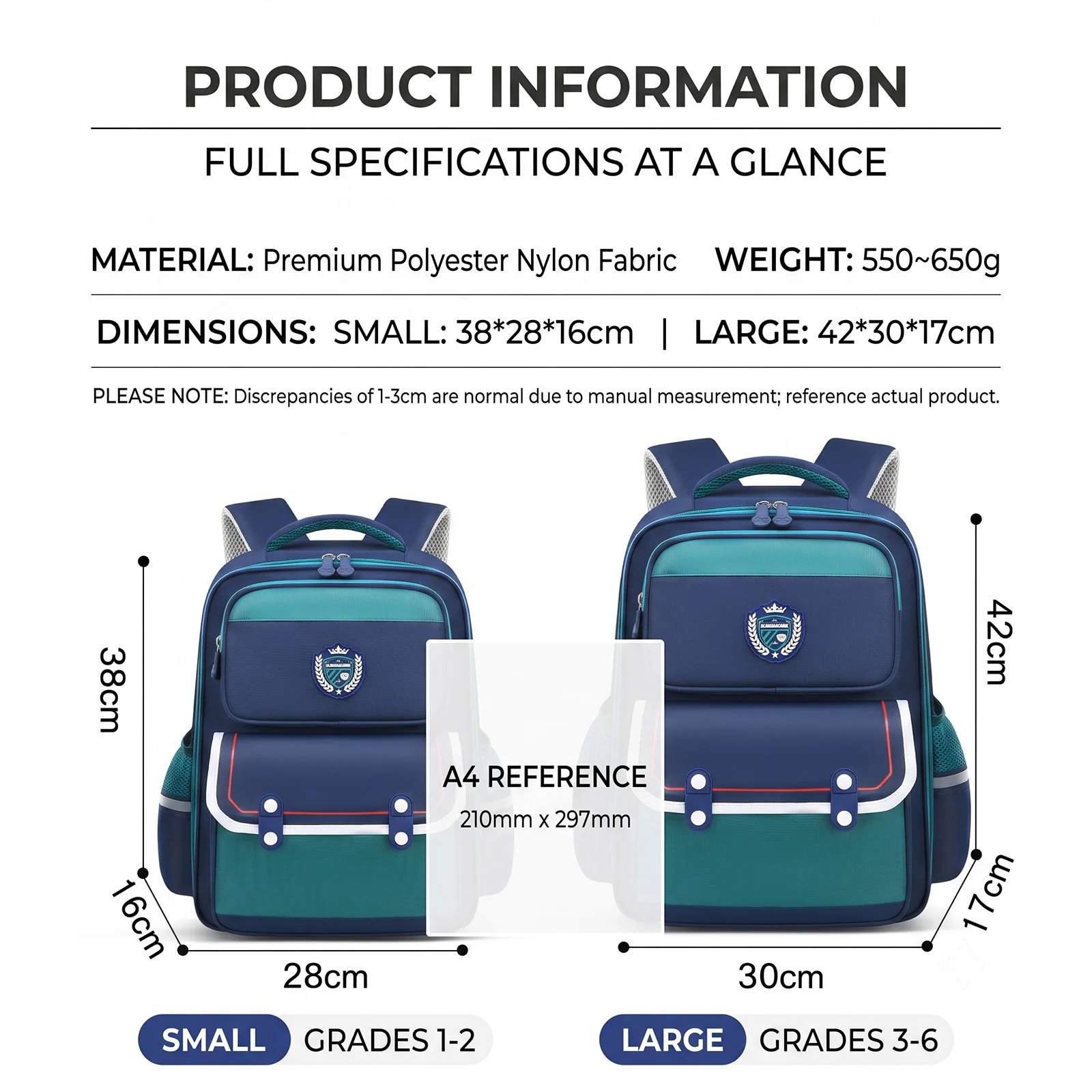 Spine-Protection Backpack for Grades 1-6,Elementary School Bag for Boys Girls,Ergonomic Kids Backpack Back to School