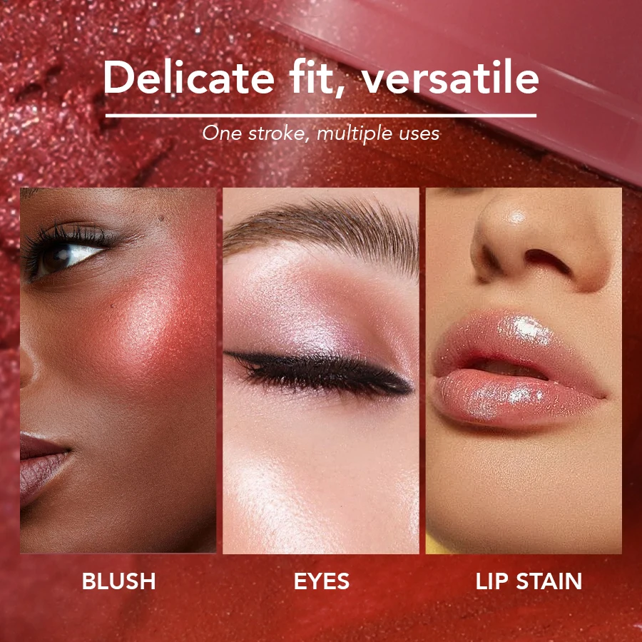 멀티 스틱 파우더 블러셔 페이스 리페어 섀도우 하이라이트 3 in 1 립글레이즈 립스틱 원스틱 멀티 페이스트