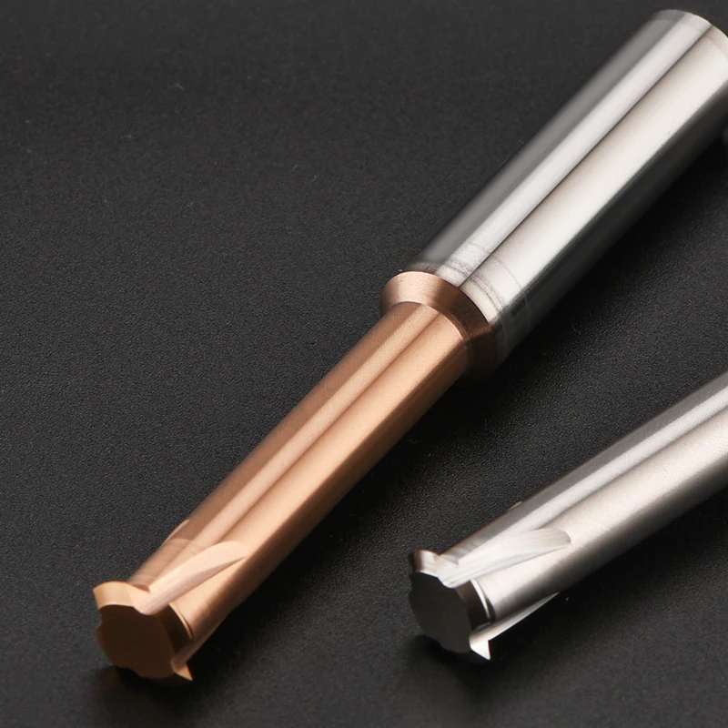 KaKarot 60 Degree 1 Tooth Carbide Thread Milling Cutter M1.2 M1.6 M2 M2.5 M3 M4 M5 M6 M8 CNC Machining Aluminum Steel Threading