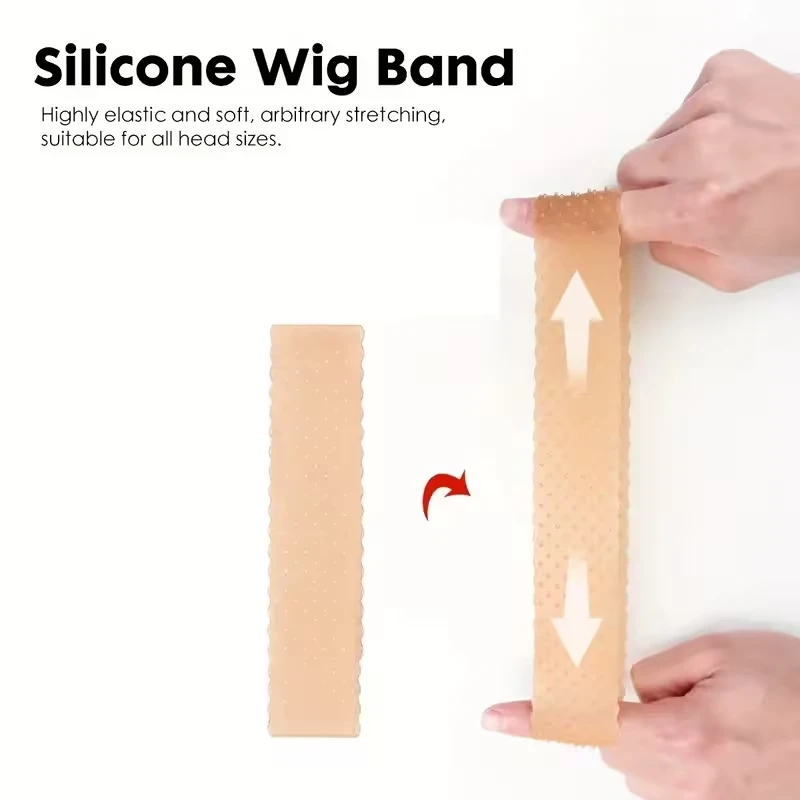 Fashion Solid Color Soft Silicone Headband Elastic Non Slip Hair Hoop Head Band firmly Anti-Slip for Wig Hair Accessories image 3