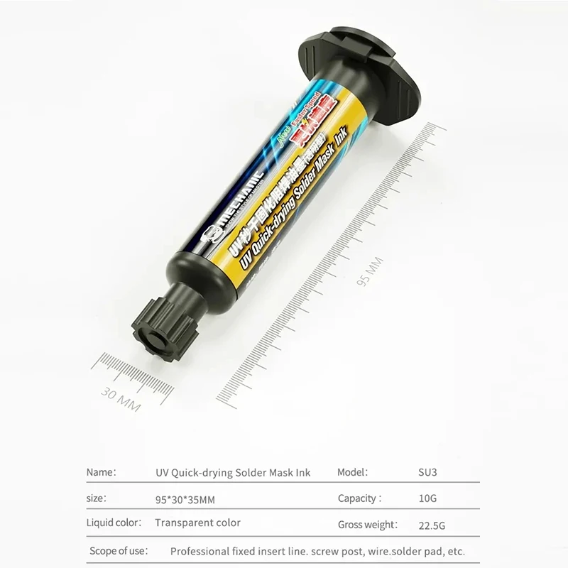 Imagem -06 - Mecânico uv Cura Máscara de Solda de Tinta Semitransparente Cura Rápida Telefone Soldagem Isolante Proteger Óleo Pasta de Solda Flux Tintas