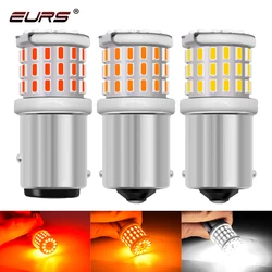 EURS 1pcs 1156 BA15S P21W LED Bau15s 1157 BAY15D P21/5W LED Light Car Turn Signal Brake Lights Auto Lamp 12V 24V Bulbs White Red