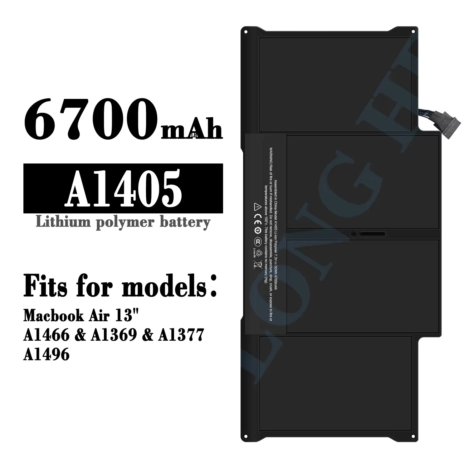 

Аккумулятор для ноутбука Macbook Air 13 A1405/A1406/A1527/A1705, аккумулятор для ноутбуков