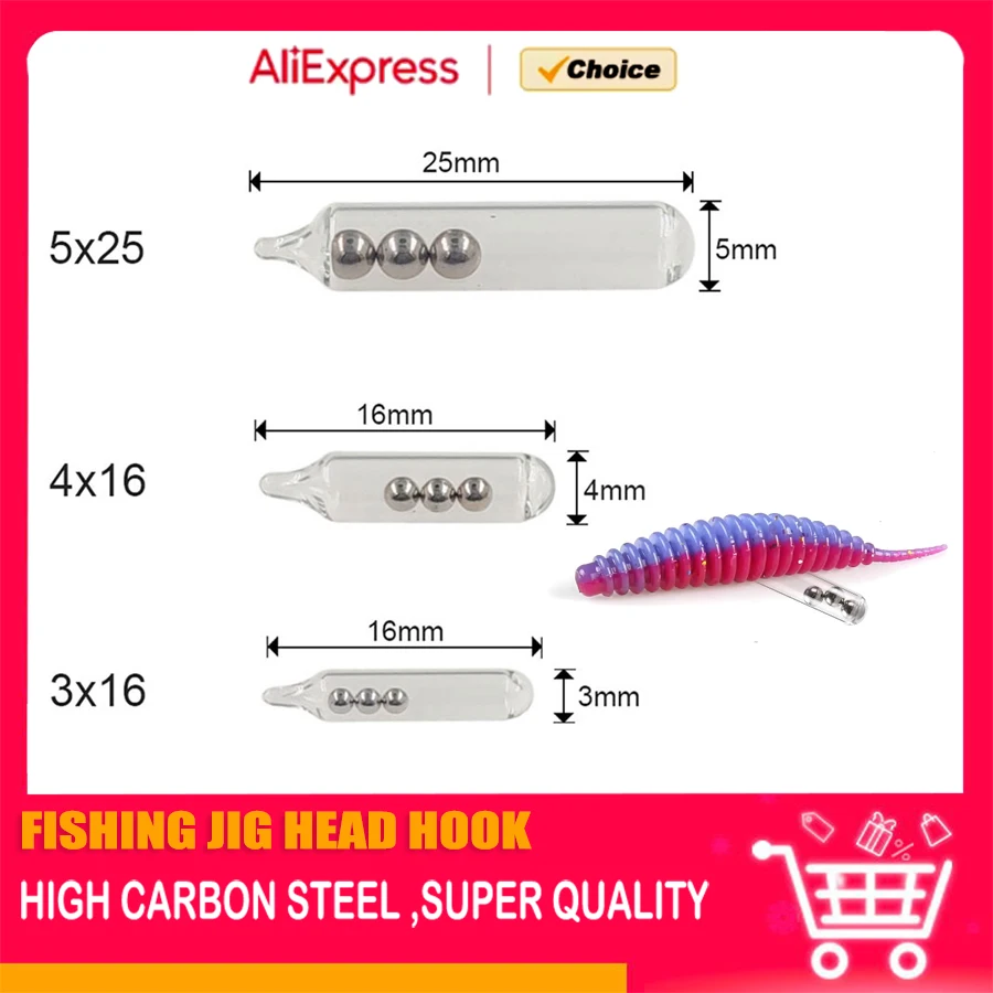 50pieces 3mm 4mm 5mm Rattle ball Fishing glass shake ball for soft lure worm bait ,fishing tackle accessory