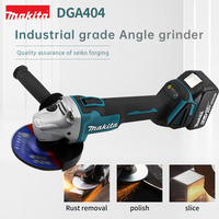 Makita 100/125mm Angle Grinder DGA404 Brushless Electric Cutting Machine Rechargeable 18V Lithium Battery Strong Power Tools