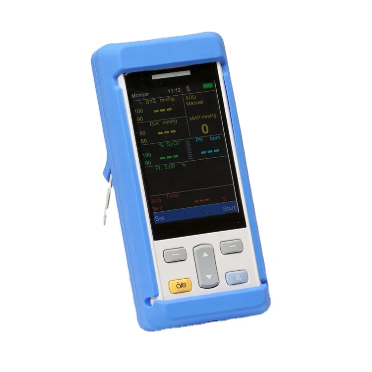 

UN-PC100V ISO CE одобренный NIBP+SpO2+Temp портативная ручка импульсного NIBP ветеринарный PC100