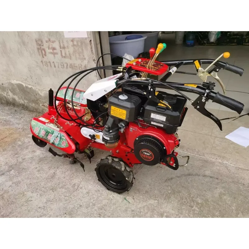 

Gold Seller Orchard ditching and soiling machine micro-tillage machine small agricultural ditching tool