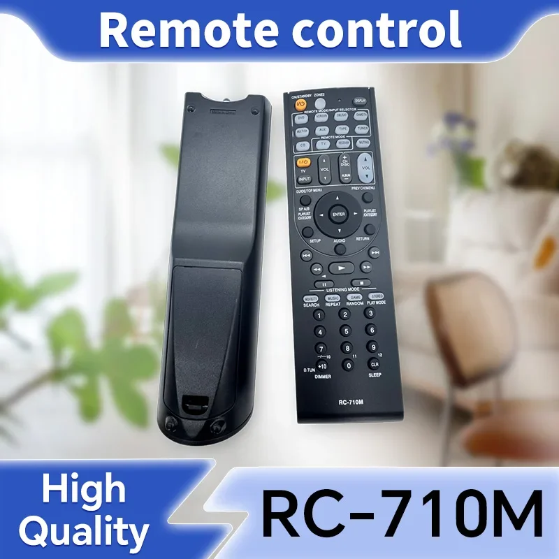RC-710M Remote Control Compatible with Onkyo AV Receiver TX-SR606 TX-SR606S TX-SR606B HT-S7100