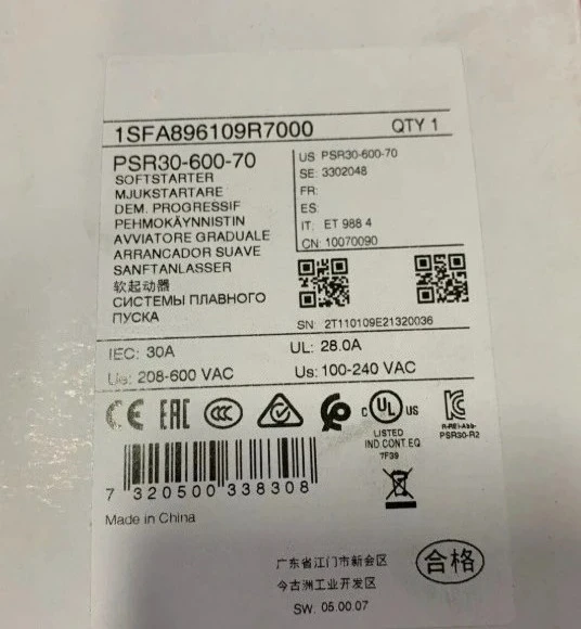 

Brand new PSR30-600-70 10070090 Spot Fast delivery