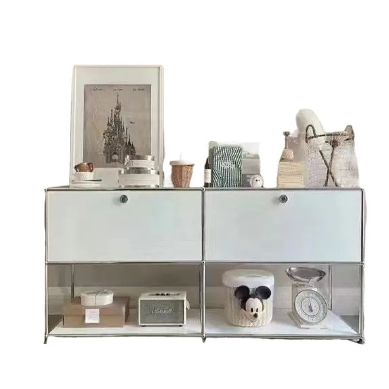 

Stainless steel side cabinet, living room locker storage