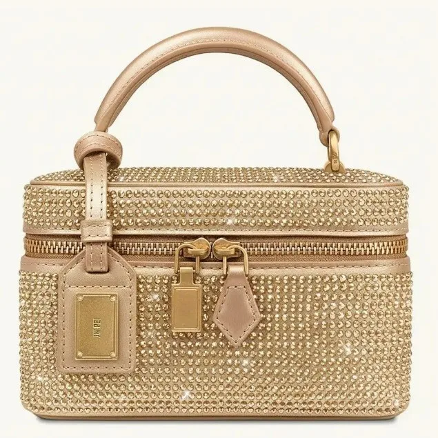 Luxury Designer Women's Crossbody Bag With Textured Leather And Letter Logo Also A Stylish Diaper Bag For Commuter