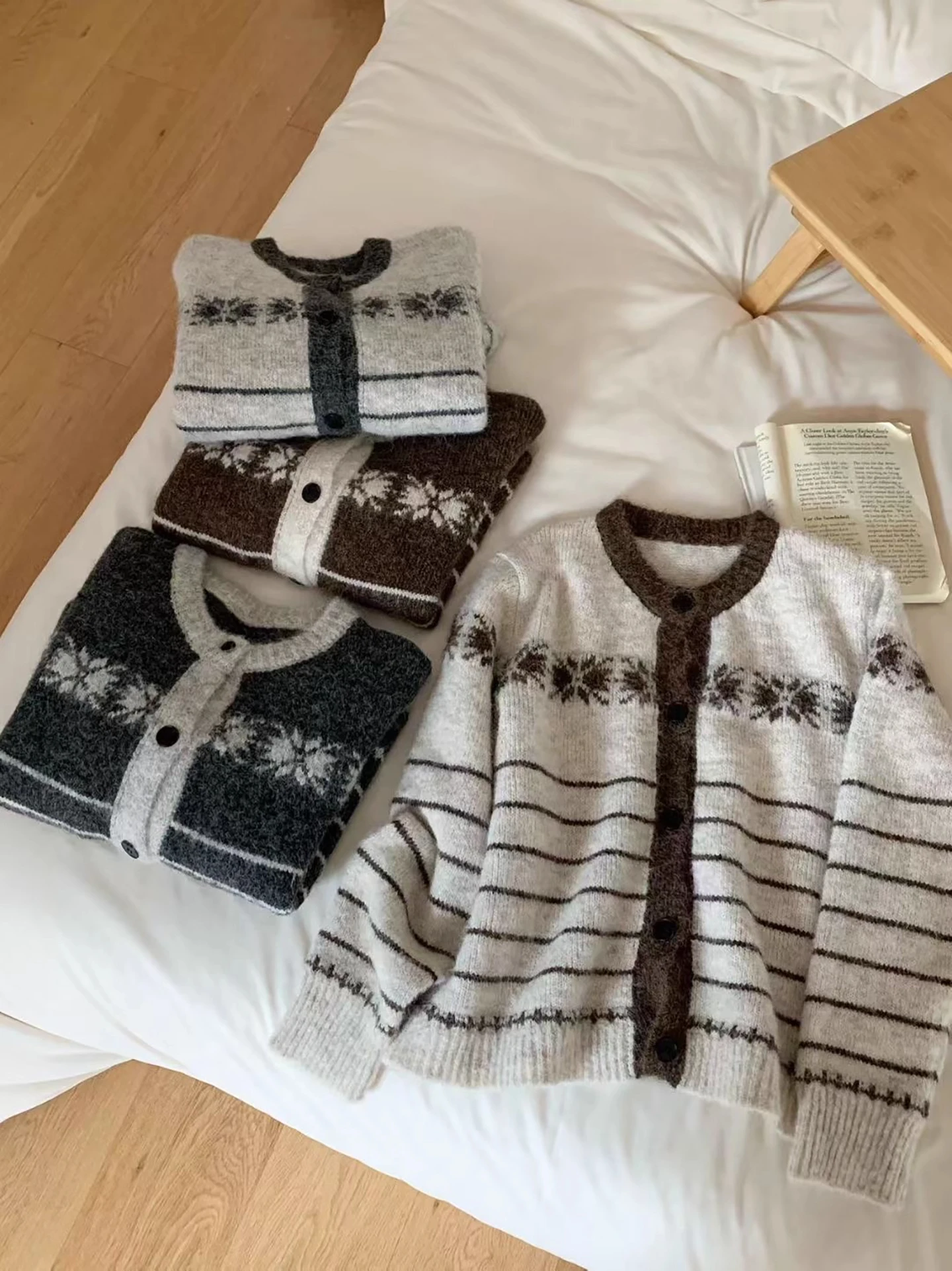 الكورية Sle جولة Ne محبوك سترة معطف المرأة زر واحد فضفاضة تناسب الخريف سترة Faion لينة الملمس طويل Sve