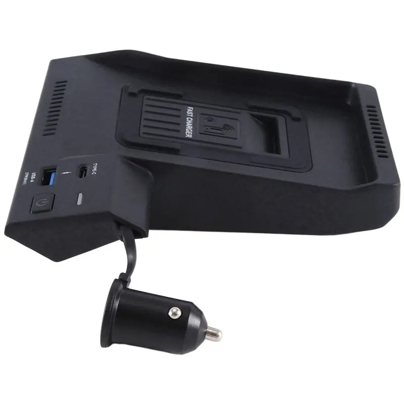 A65P-15W Car Qi Wireless Fast Cell Phone Charging Plate Adapter Interior For Mercedes-Benz E-Class W213 E200/300/260 Par