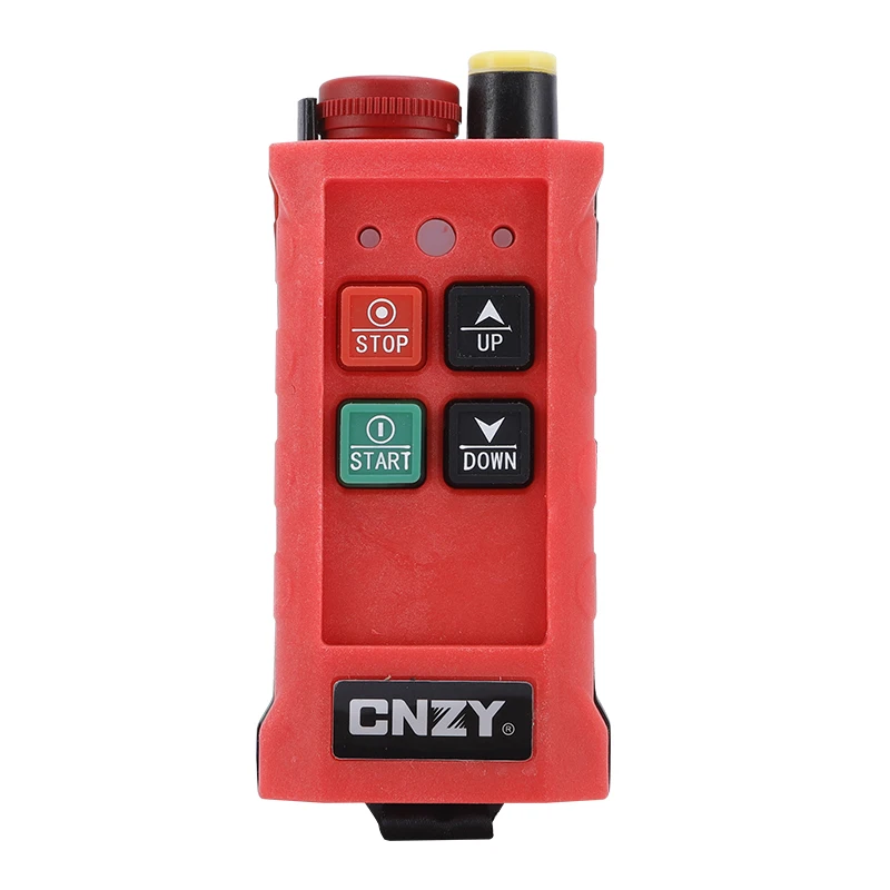 2 buttons 12-24V singIe speed industrial Wireless Radio Crane Remote Control switches winches Hoist track crane Lift controller