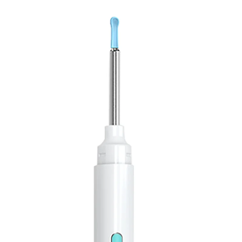 Digital Otoscope กล้องชนิดใส่ในหู Earwax Removal เครื่องมือ Visual Ear Scoop Wifi Endoscope Visual Ear Scoop, สีขาว