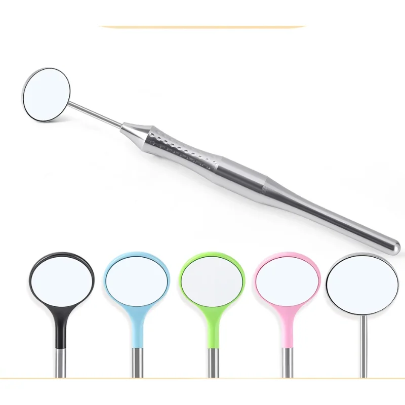 

Dental Ultra Clear Mouth Mirror - Detachable Stainless Steel Handle Multifunction Oral Checking Lab Tools
