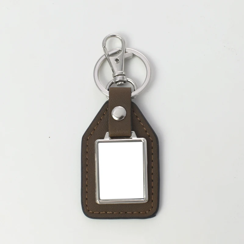 Custom PU Leather Keychains, Personalized Logo/Name/Design Gift