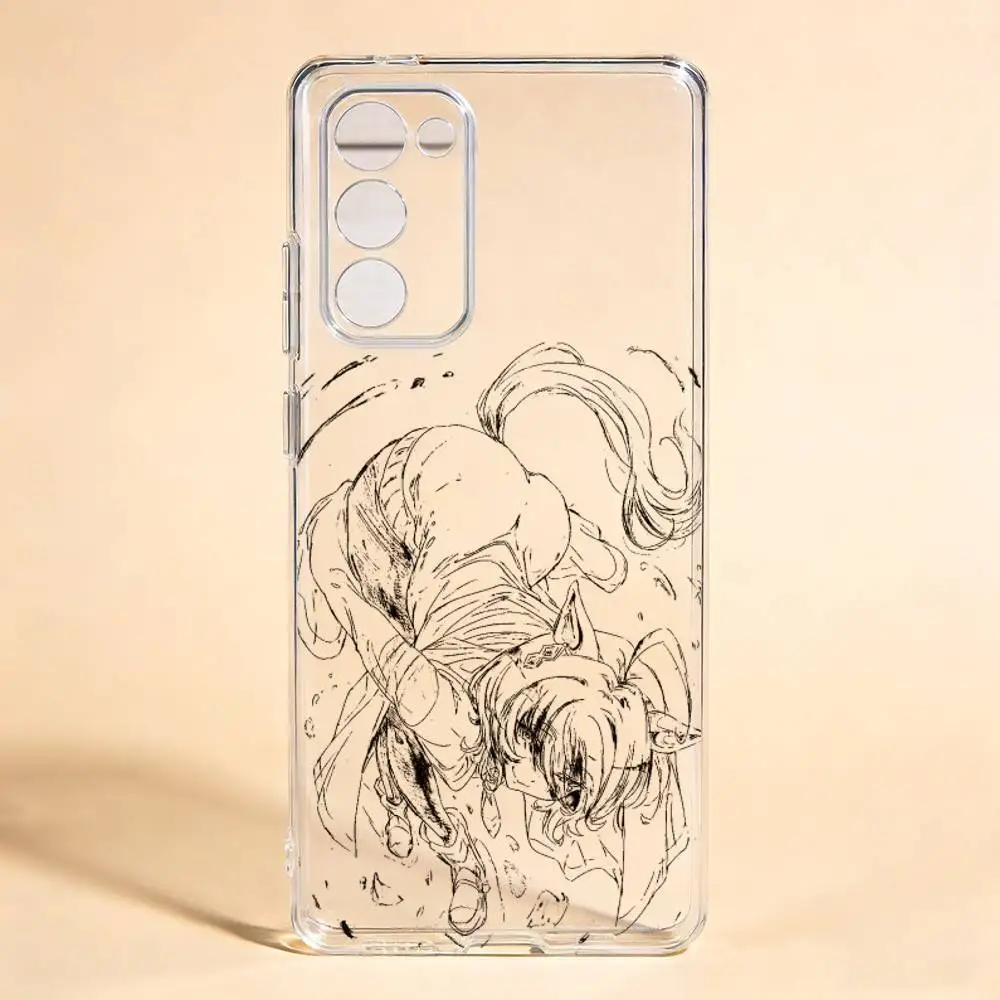 Game Anime Umamusume Pretty Phone Case For Samsung Galaxy S24 S25 S23 S22 S21 Plus S24 S25 Transparent Cover Case - Detail 1