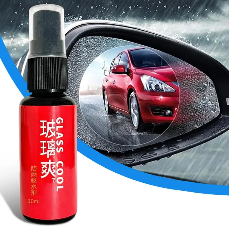 Agent anti-buée pour vitres de voiture, agent de revêtement de film efficace, spray pour pare-brise, élimination efficace du film de verre, vision claire, 30ml