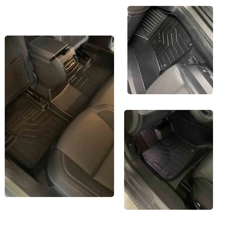 Car Floor Mats For VW Volkswagen Talagon 2021 2022 2023 2024 2025 2026 6seat 7seat Anti-dirty Pads Foot Carpets Auto Accessories